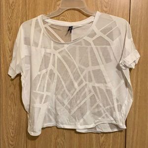 See through slight crop top